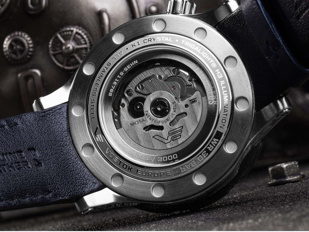 Reloj Automático Vostok Europe Batiscafos, Azul, 49.7 mm, NH35-511E768-L-BL