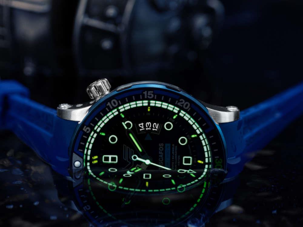 Reloj Automático Vostok Europe Batiscafos, Azul, 49.7 mm, NH35-511E768-L-BL