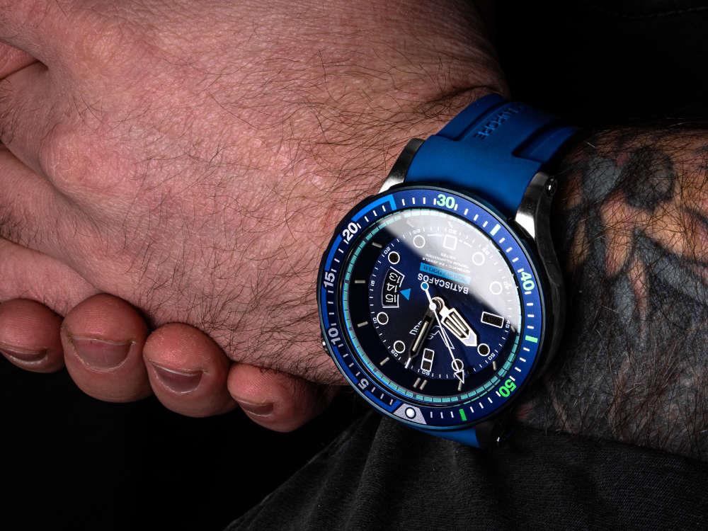 Reloj Automático Vostok Europe Batiscafos, Azul, 49.7 mm, NH35-511E768-L-BL