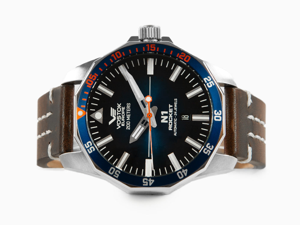 Reloj Automático Vostok Europe Rocket N-1, Azul, 46 mm, NH35A-225A615-L-BR