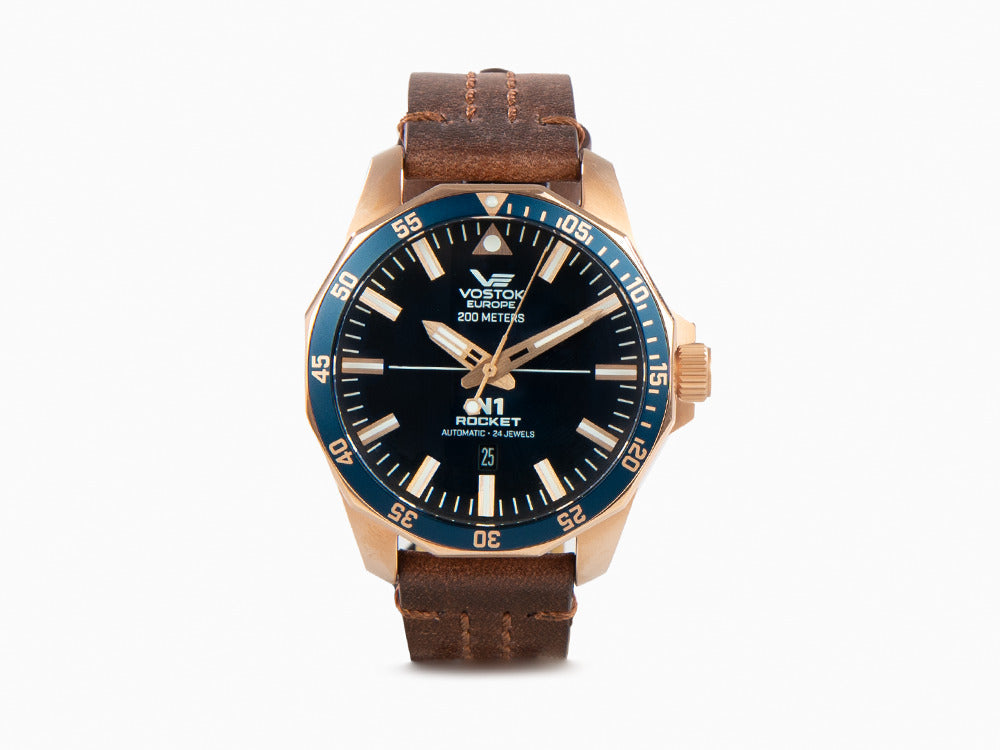 Reloj Automático Vostok Europe Rocket N-1, PVD, Azul, 46 mm, NH35A-225B616