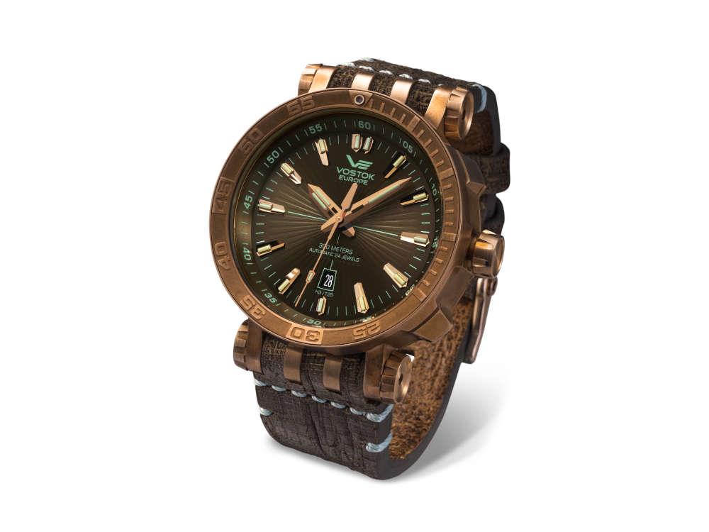 Reloj Automático Vostok Europe Energia II, Bronce, 48 mm, NH35A-575O285-L-BR