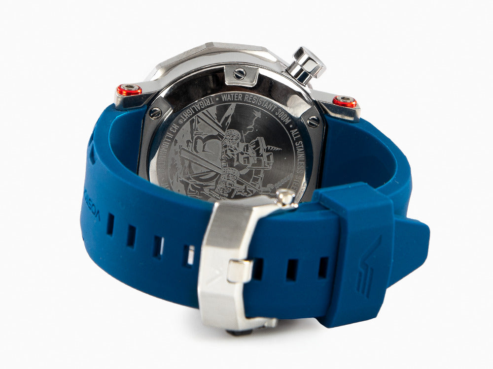 Reloj Automático Vostok Europe Lunokhod-2, Azul, 49 mm, Tritio, NH35A-620A634