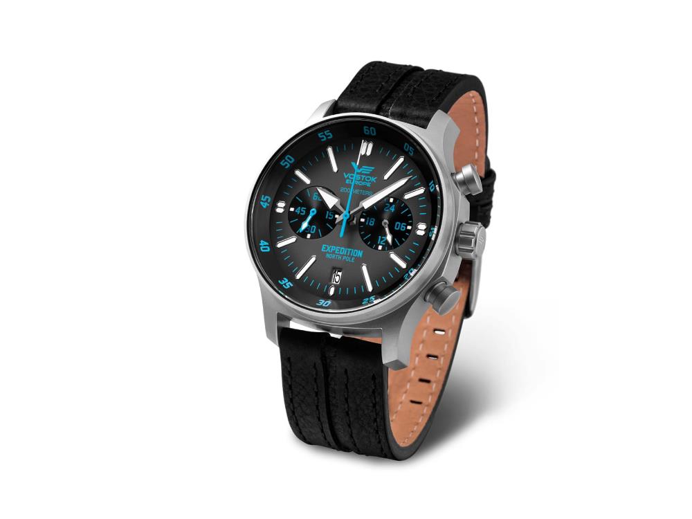 Reloj de Cuarzo Vostok Europe Expedition North Pole, 43 mm, Crono, VK64-592A561