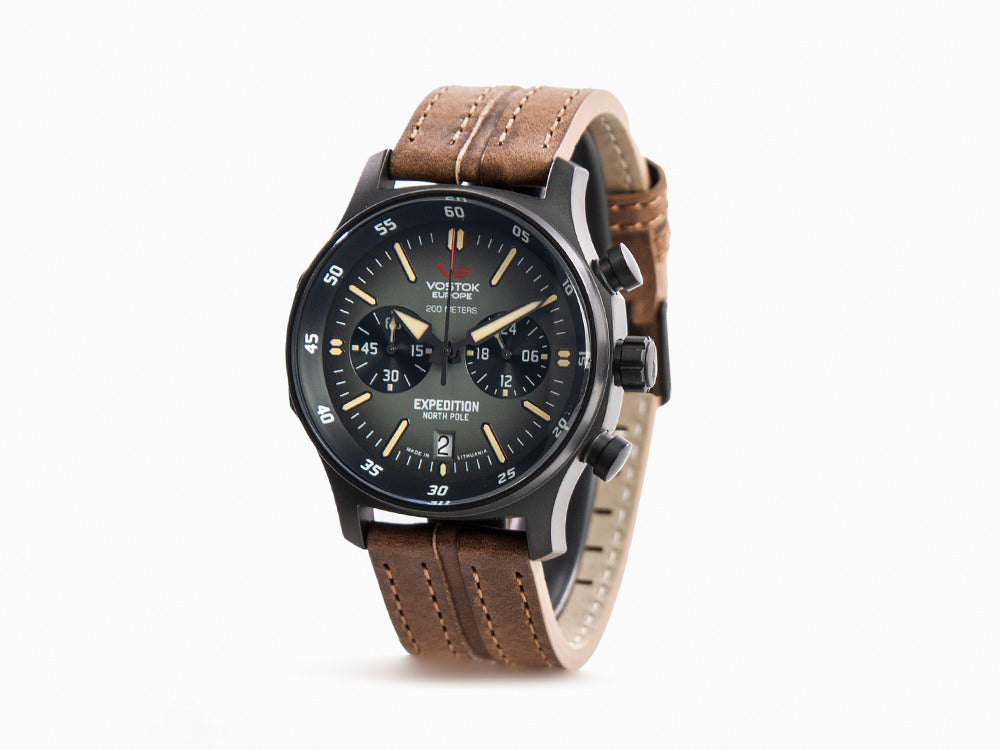 Reloj de Cuarzo Vostok Europe Expedition North Pole, 43 mm, Crono, VK64-592C558