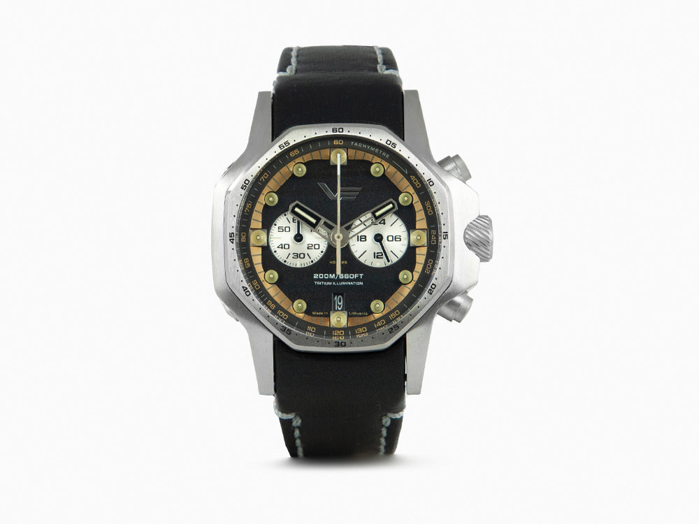 Reloj de Cuarzo Vostok Europe Atomic Age, 48 mm, Tritio, Crono, VK64-640A698