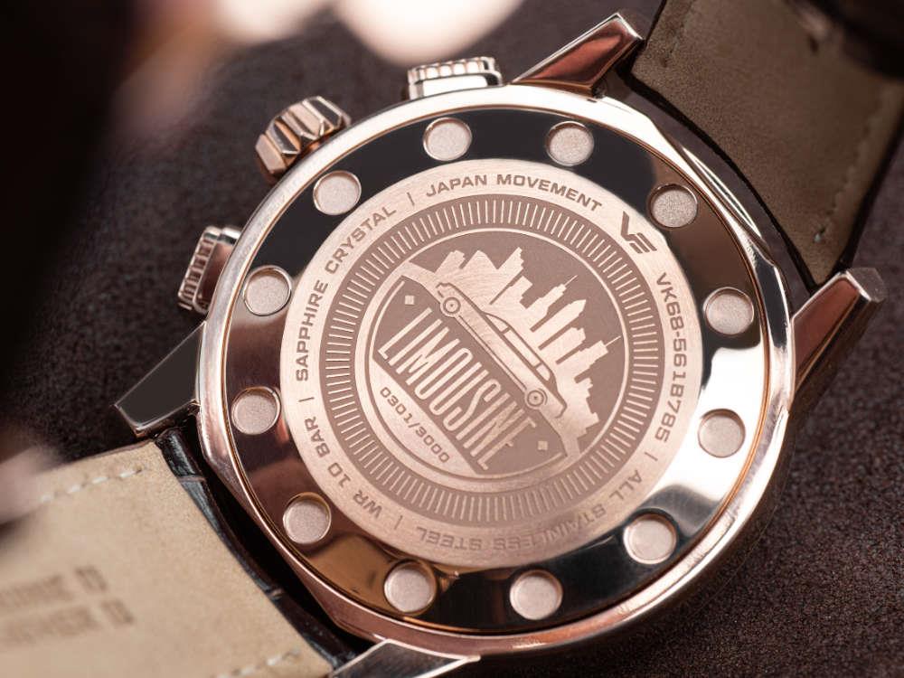 Reloj de Cuarzo Vostok Europe Limousine Grand Chronograph LE, VK68-561B785