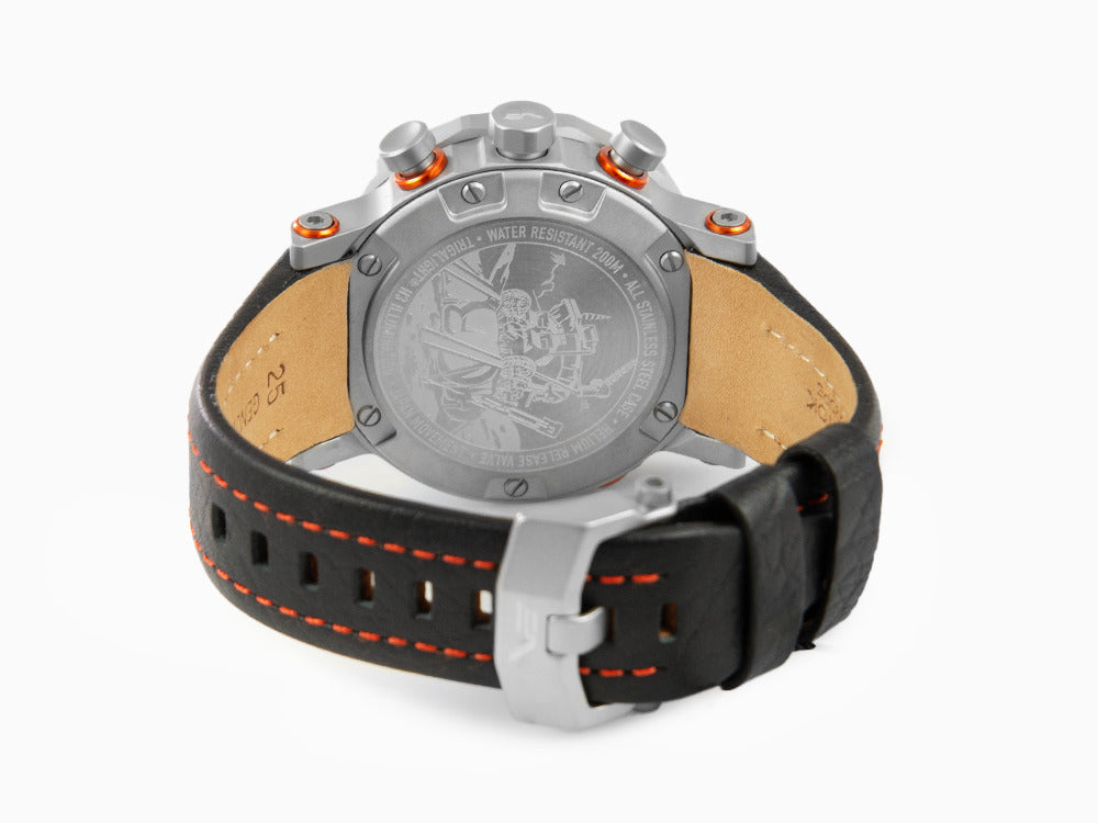 Reloj de Cuarzo Vostok Europe Lunokhod-2, 49 mm, Tritio, Crono, YM86-620A506