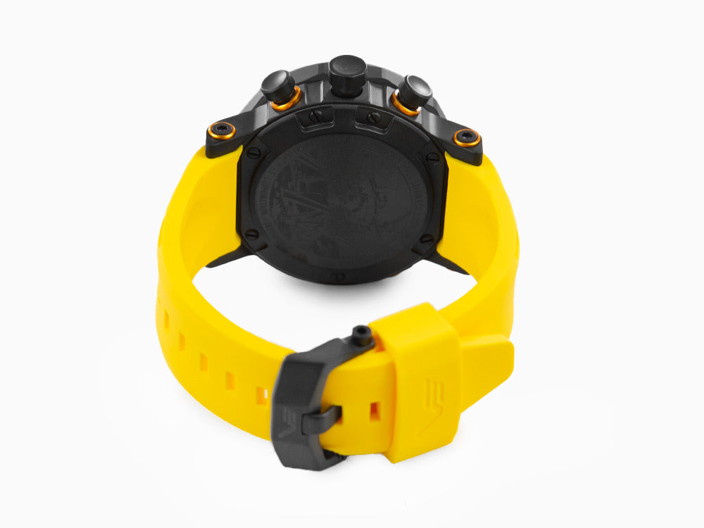 Reloj de Cuarzo Vostok Europe Lunokhod-2, Amarillo, 49 mm, Crono, YM86-620C504