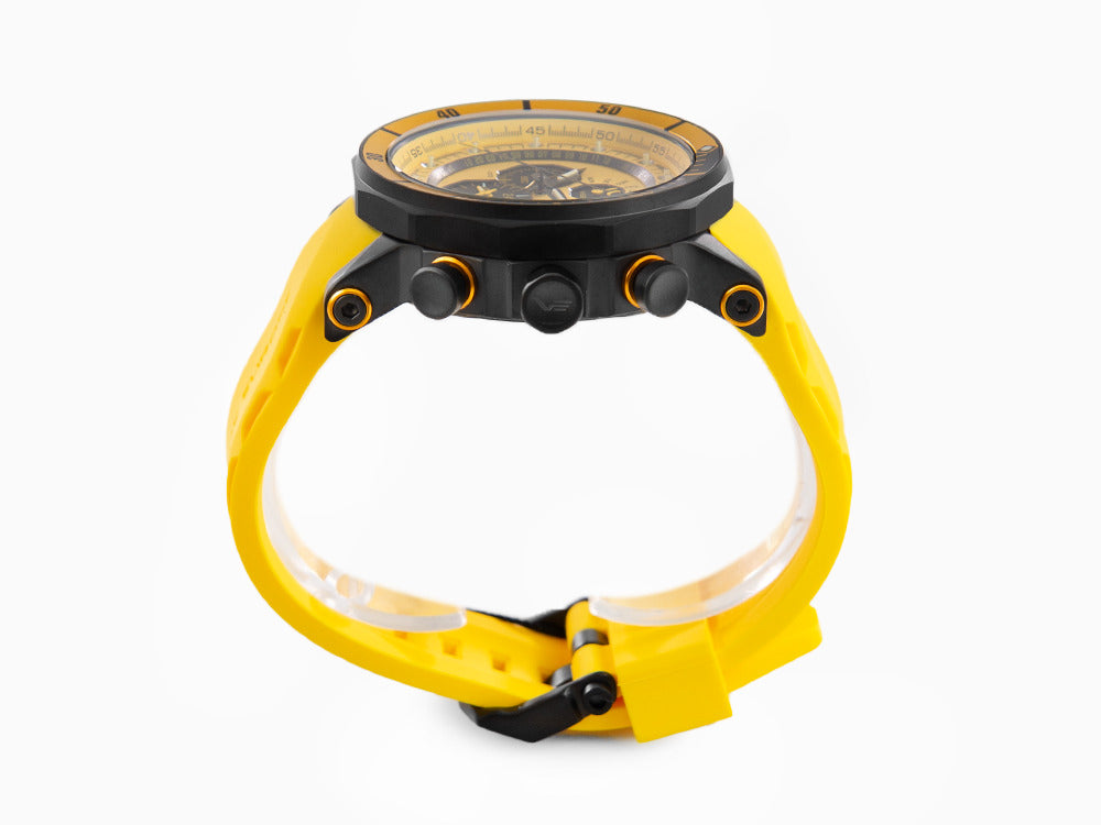 Reloj de Cuarzo Vostok Europe Lunokhod-2, Amarillo, 49 mm, Crono, YM86-620C504