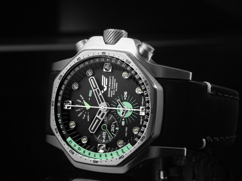 Reloj de Cuarzo Vostok Europe Atomic Age, 48 mm, Multifunctional, YM86-640A695