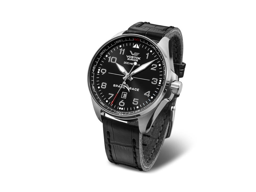 Reloj Automático Vostok Europe Space Race, Negro, 47 mm, YN55-325A662-L-BK