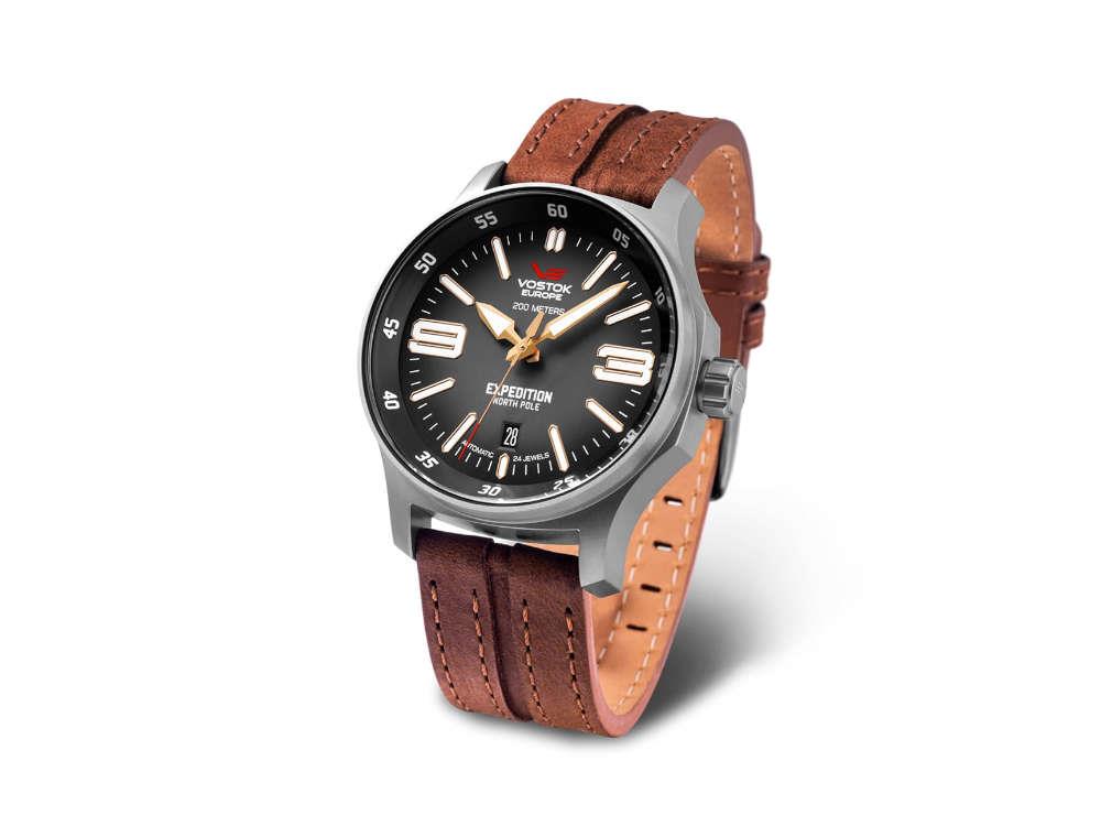 Reloj Automático Vostok Europe Expedition North Pole, Negro, 43mm, YN55-592A555