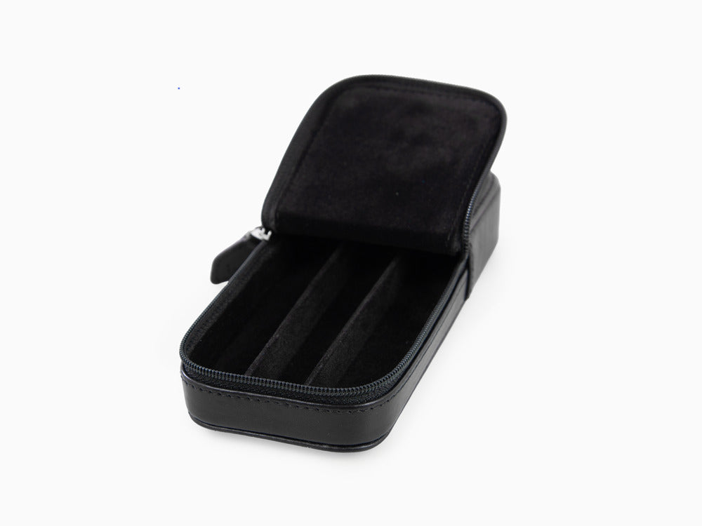 Estuche Visconti Accesorios, Piel, Rígido, 3 Artículos, Negro, KL40-03