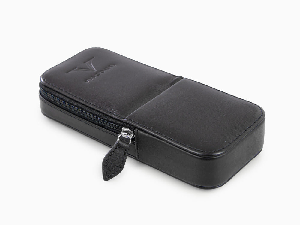 Estuche Visconti Accesorios, Piel, Rígido, 3 Artículos, Negro, KL40-03