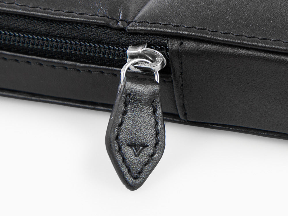 Estuche Visconti Accesorios, Piel, Rígido, 6 Artículos, Negro, KL40-06