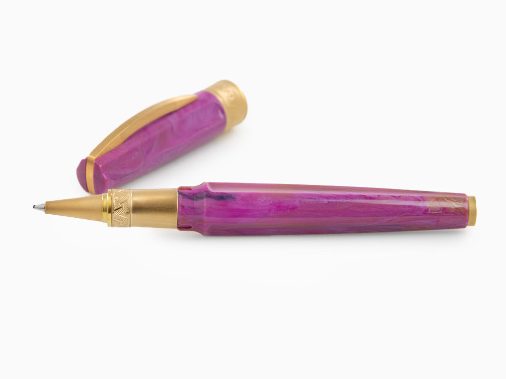 Roller Visconti Mirage Mythos Afrodite, PVD Oro, Morado KP07-14-RB