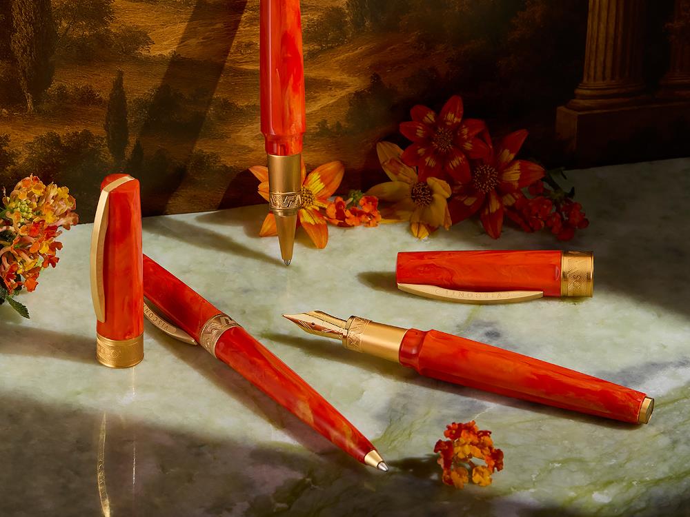 Bolígrafo Visconti Mirage Mythos Demeter, Resina, Naranja, KP07-20-BP