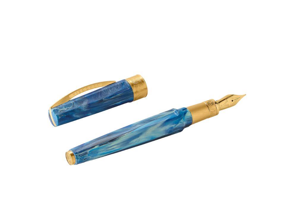 Pluma Estilográfica Visconti Mirage Mythos Odysseus, Azul, KP07-23-FP