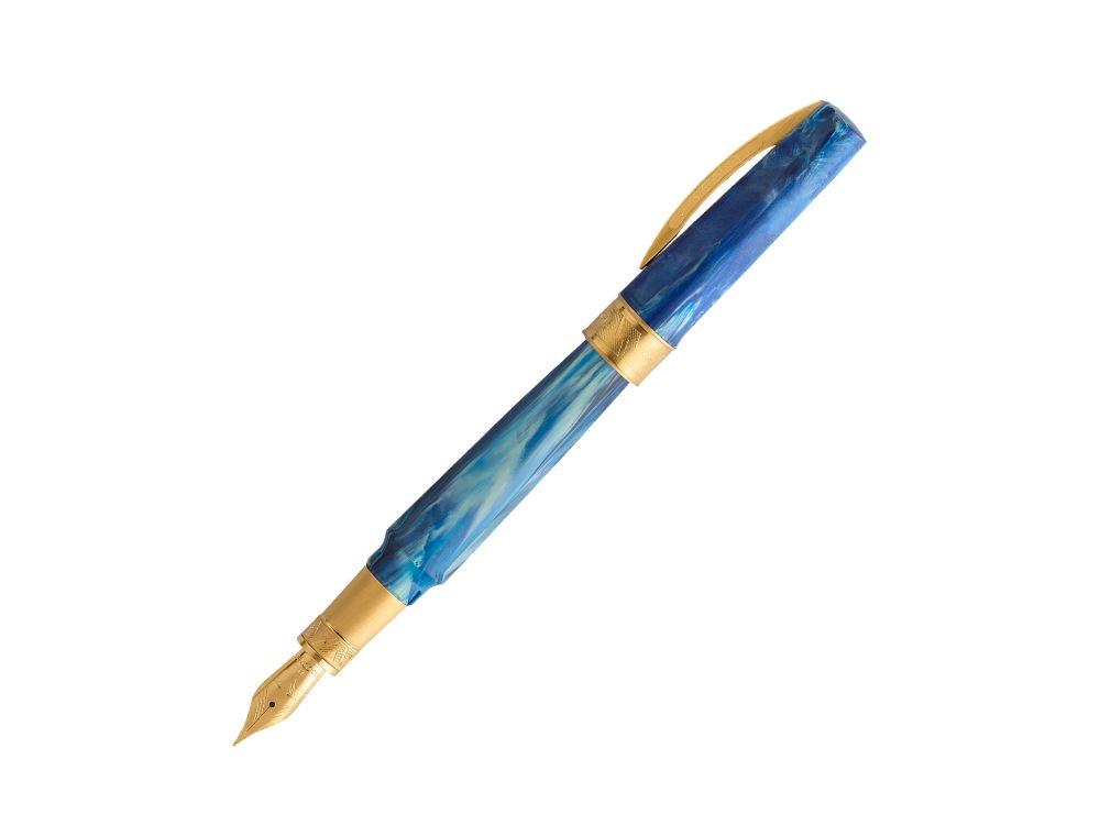 Pluma Estilográfica Visconti Mirage Mythos Odysseus, Azul, KP07-23-FP