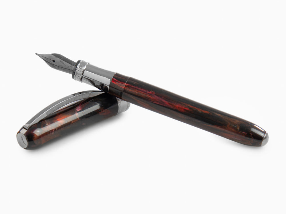 Pluma Estilográfica Visconti Comedia Inferno, Rojo/Negro, KP10-52-FP