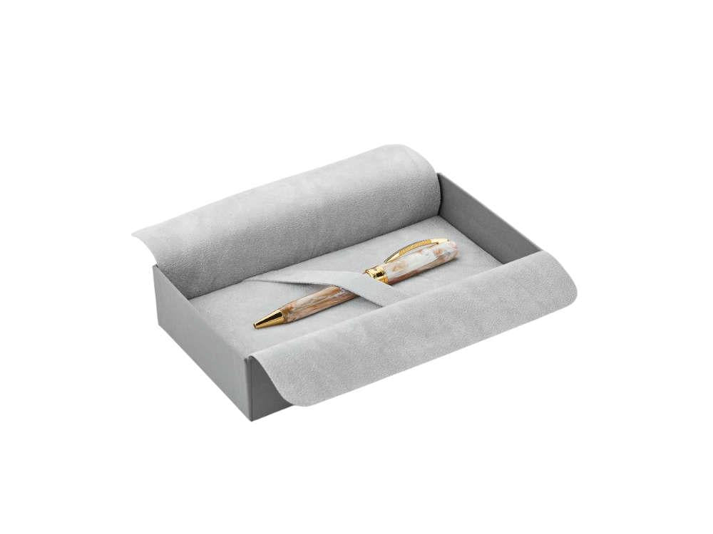 Bolígrafo Visconti Comedia Virgilio, Resina Acrílica, Rosa, PVD Oro, KP10-53-BP