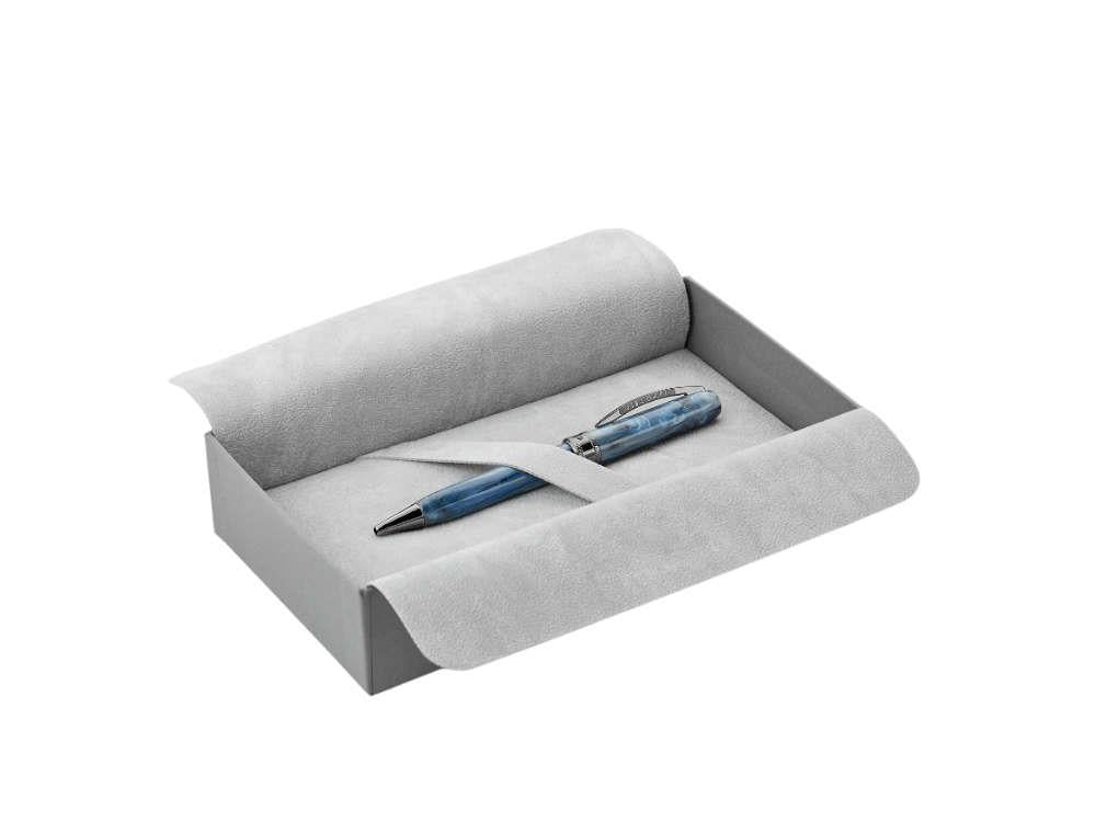 Bolígrafo Visconti Comedia Caronte, Azul, Adornos en rutenio, KP10-54-BP