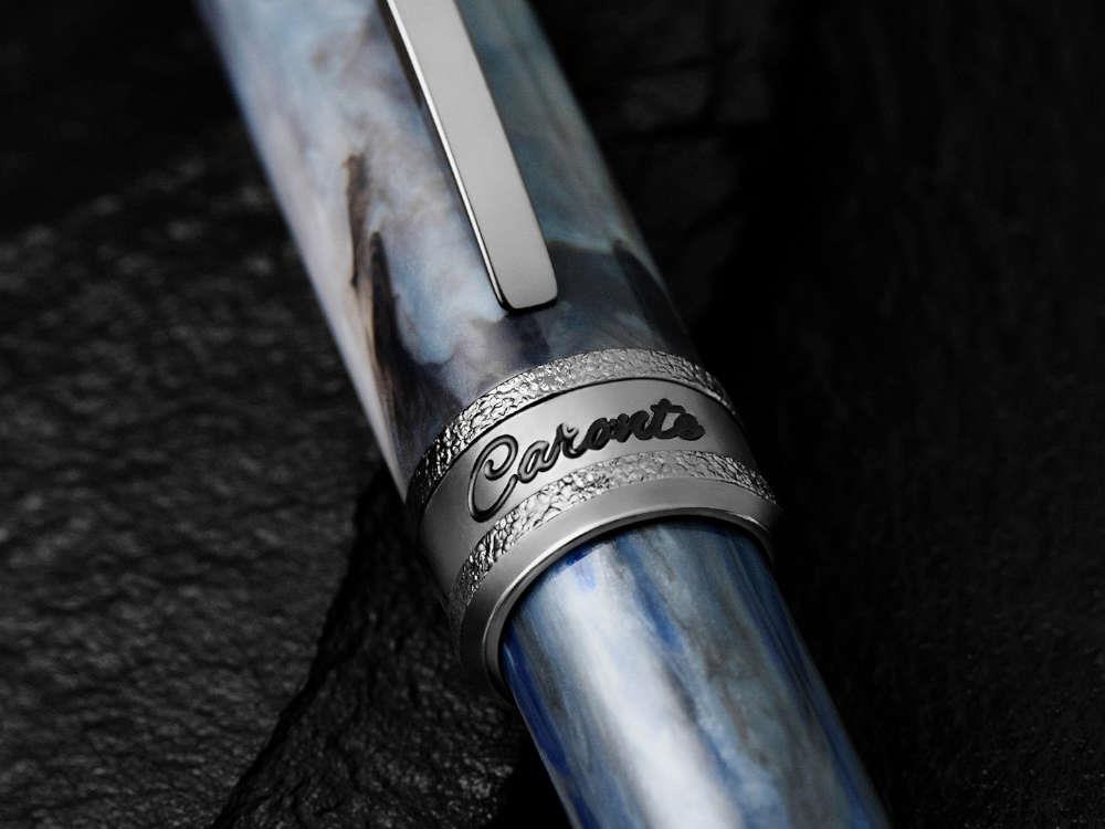 Pluma Estilográfica Visconti Comedia Caronte, Azul, Rutenio, KP10-54-FP