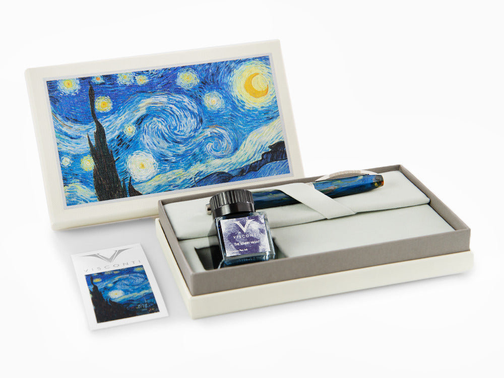 Pluma Estilográfica Visconti Van Gogh Starry Night, Resina, KP12-04-FP