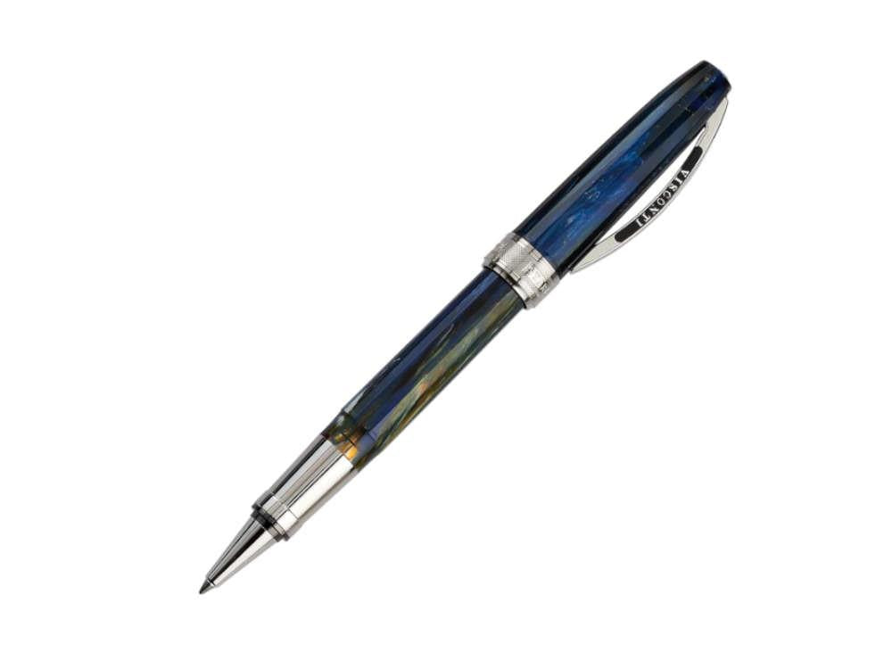 Roller Visconti Van Gogh Noche Estrellada, Resina, Paladio, Azul KP12-04-RB