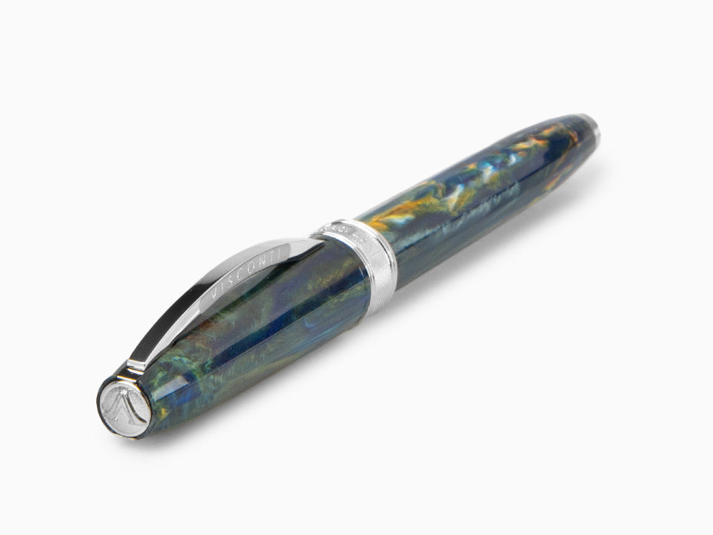 Roller Visconti Van Gogh Noche Estrellada, Resina, Paladio, Azul KP12-04-RB