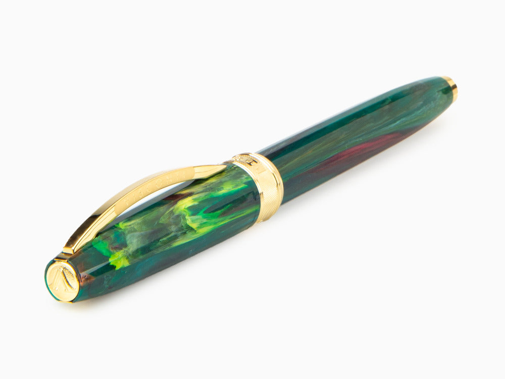 Set Roller Visconti Van Gogh The Novel Reader, PVD Oro, Verde, KP12-20-RB