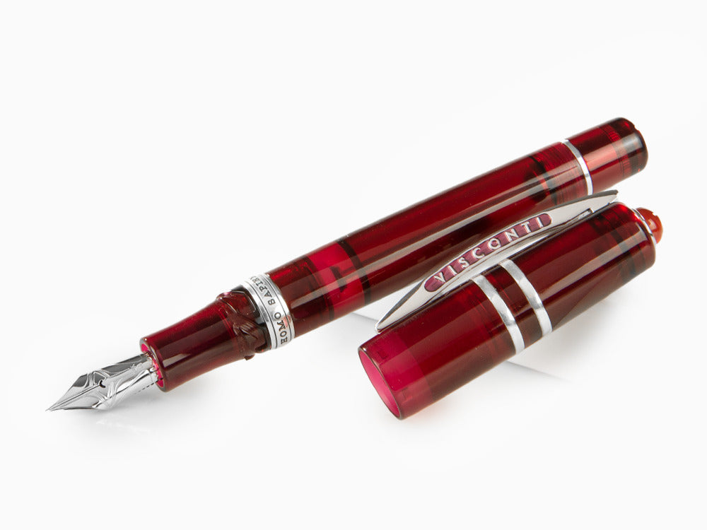 Pluma Estilográfica Visconti Homo Sapiens Demo Stones Ruby, KP15-17-FP