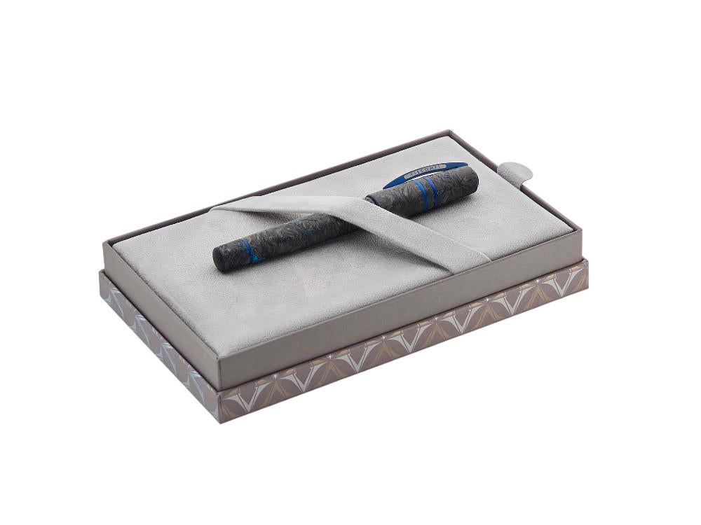Pluma HS Visconti Carbon Abyssus, Or 18k, Edición Limitada, KP15-46-FP