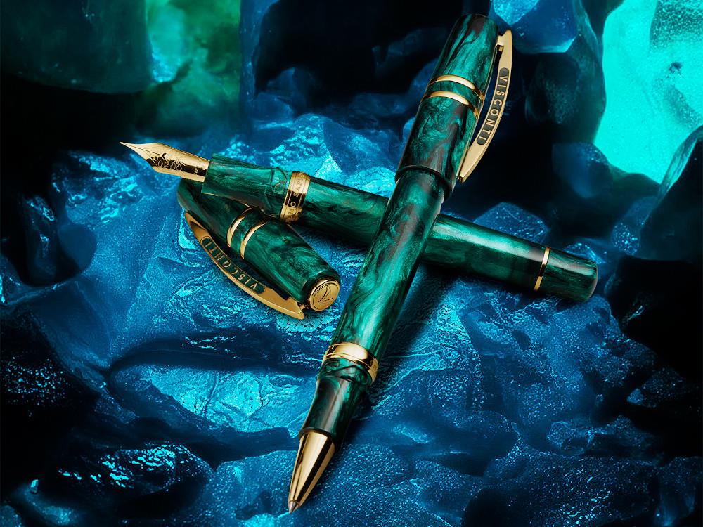 Roller Visconti Homo Sapiens Dark Emerald, Edición Limitada, KP15-52-RB