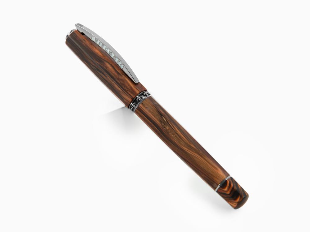 Pluma Estilográfica Visconti Medici, Acrosilk, Rutenio, KP17-40-01-FP