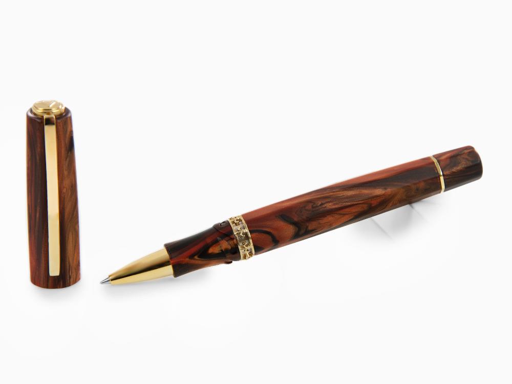 Roller Visconti Medici, Resina, PVD Oro, KP17-40-02-RB