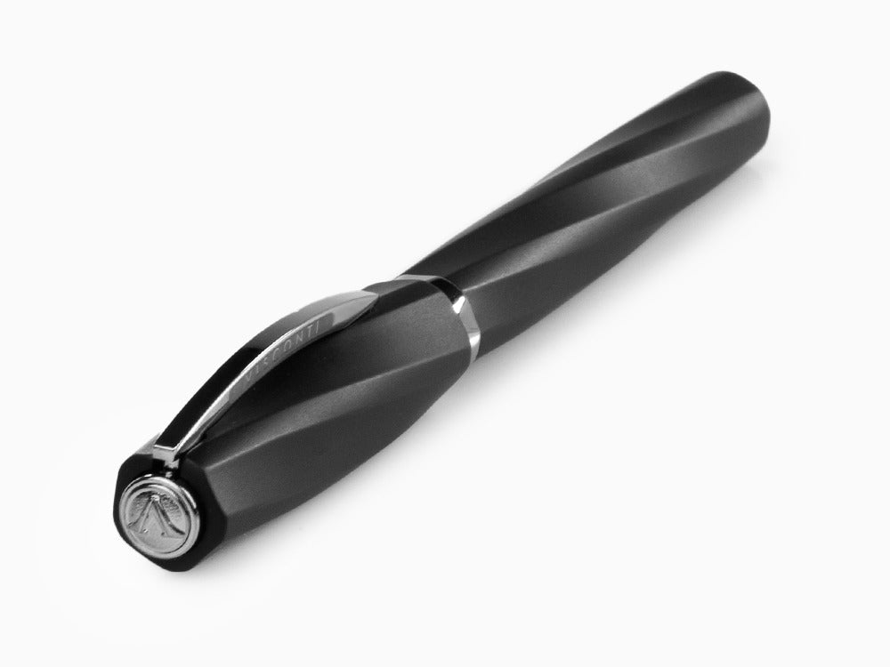 Pluma Estilográfica Visconti Divina Matte, Resina, Negro, KP18-09-FP
