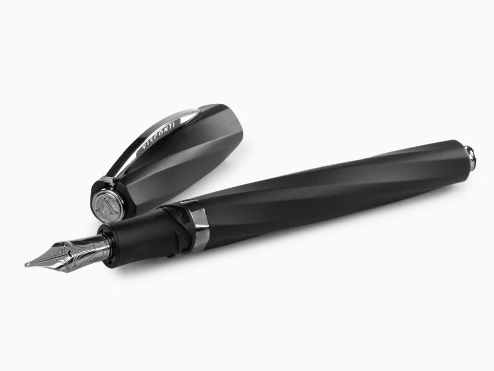 Pluma Estilográfica Visconti Divina Matte, Resina, Negro, KP18-09-FP