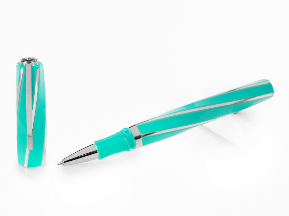 Roller Visconti Divina Elegance Wave, Resina Acrílica, Paladio, KP18-13-RB