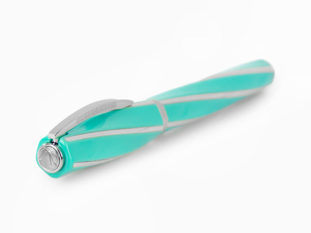 Roller Visconti Divina Elegance Wave, Resina Acrílica, Paladio, KP18-13-RB