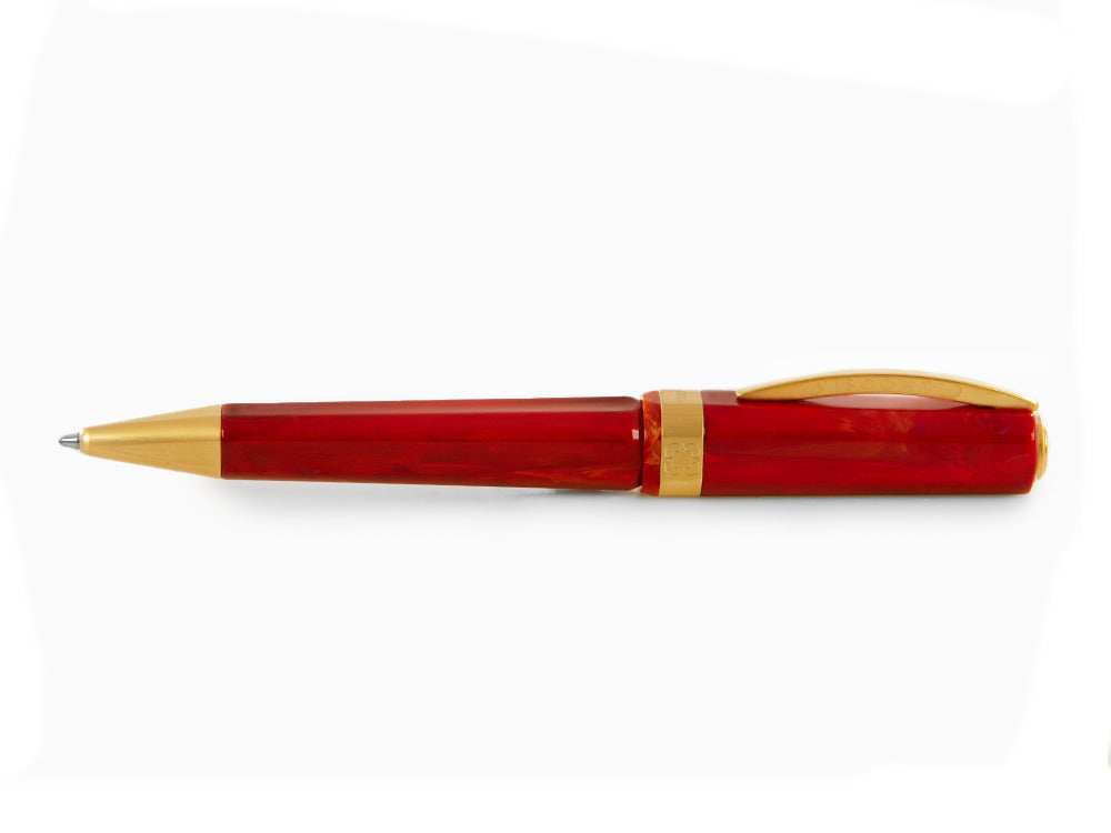 Bolígrafo Visconti Opera Gold, Resina Acrílica, Rojo, KP42-01-BP