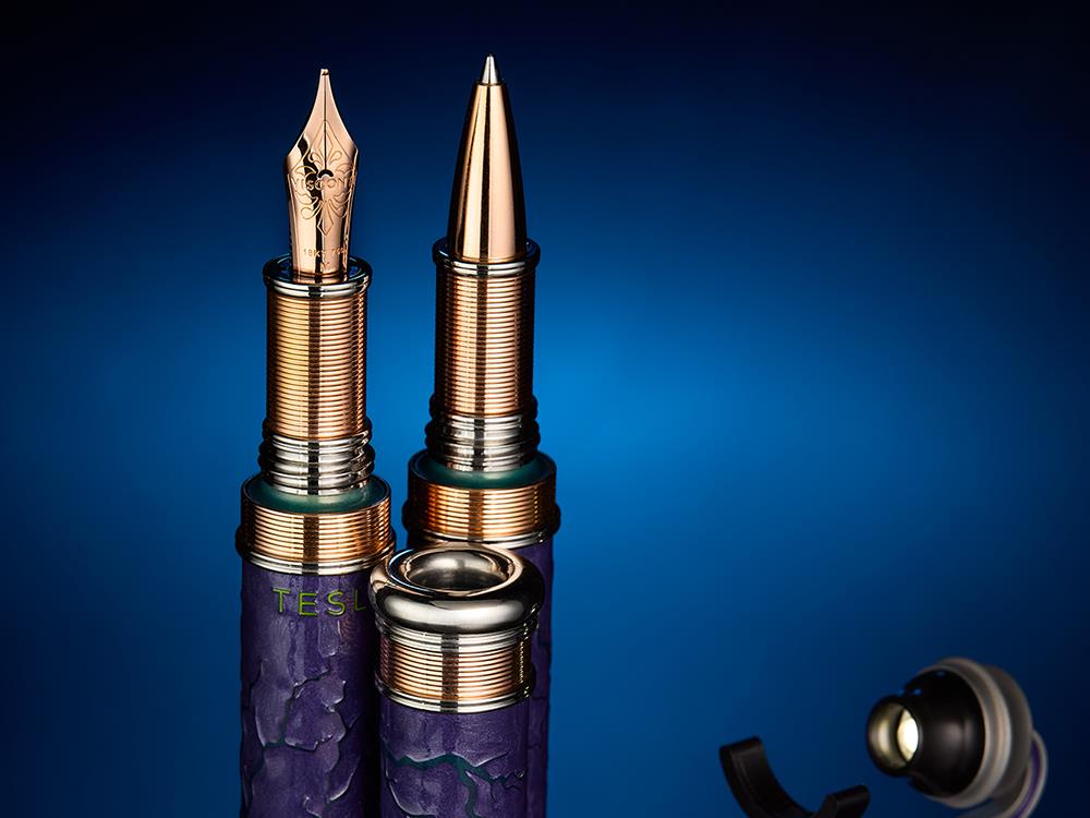 Roller Visconti Tesla, Resina, Azul, Edición Limitada, KP63-01-RB