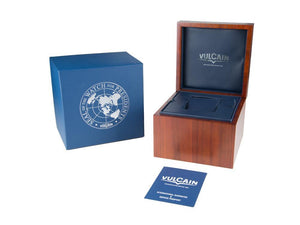 Reloj Manual Vulcain 50s Presidents Tradition, V-10, Azul, 39mm, 100153.297L