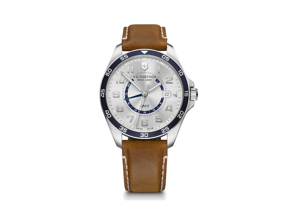 Reloj de Cuarzo Victorinox Fieldforce Classic GMT, Gris, 42 mm, V241931
