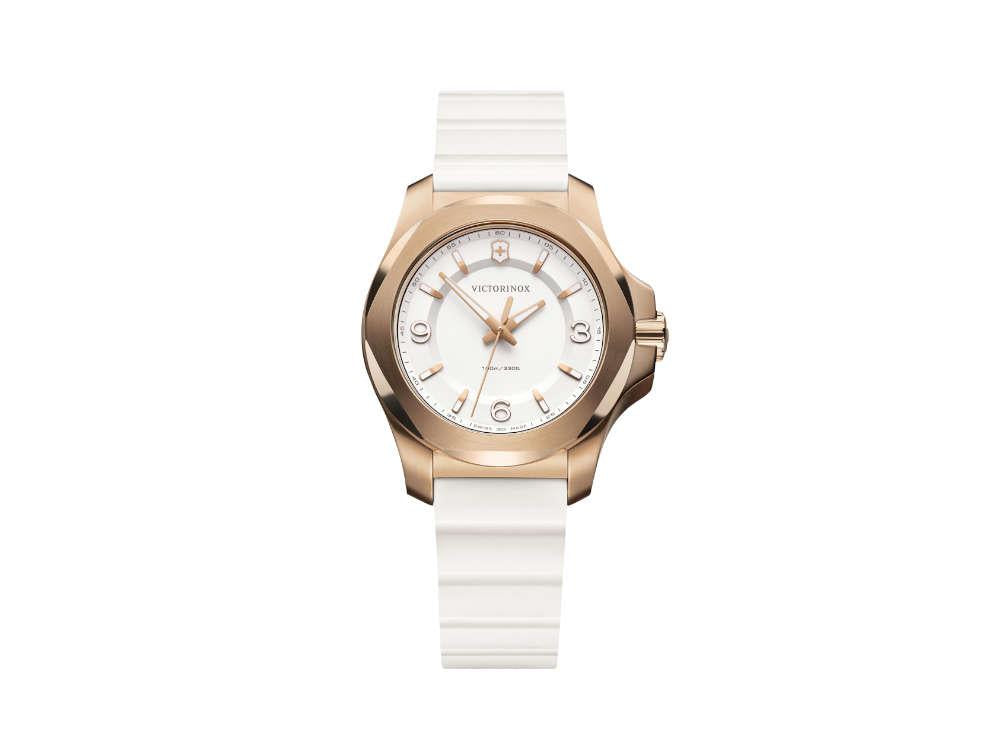 Reloj de Cuarzo Victorinox I.N.O.X. Ladies, Blanco, 37mm, Caucho, V241954