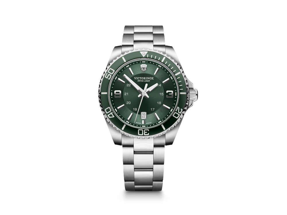 Reloj de Cuarzo Victorinox Maverick, Verde, 43 mm, Brazalete de acero, V241934