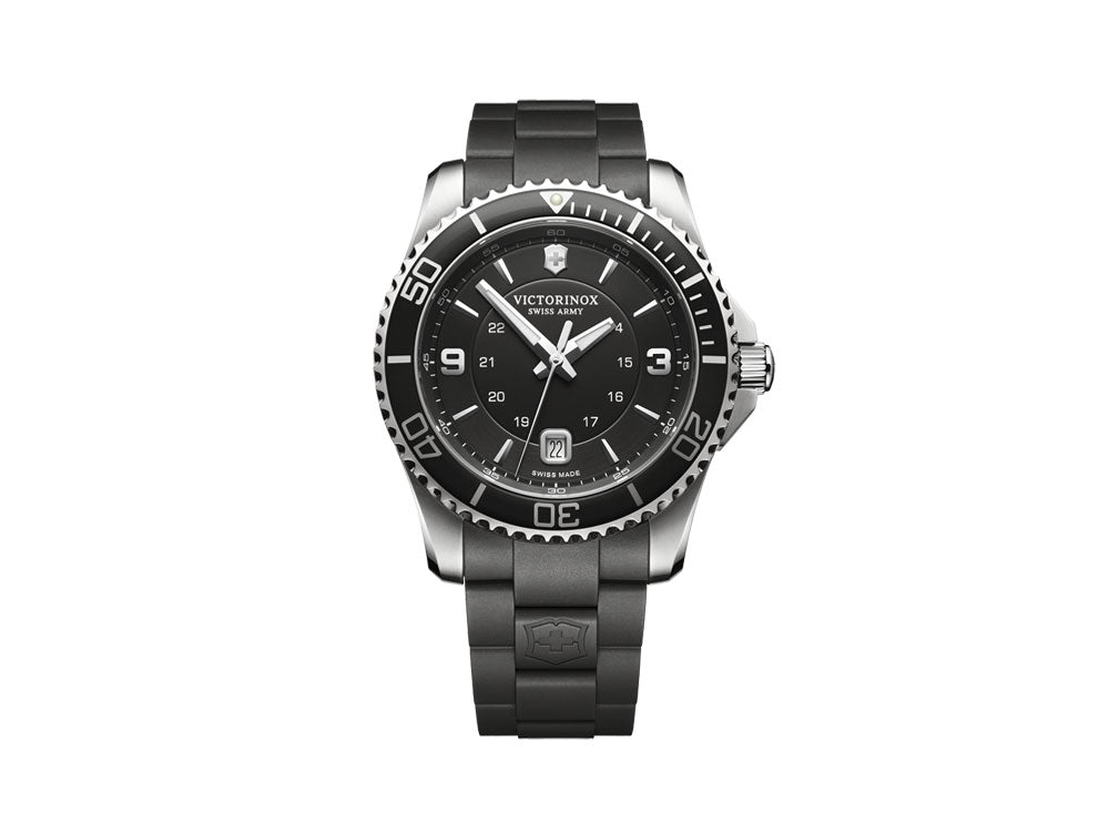 Reloj de Cuarzo Victorinox Maverick, Acero Inoxidable 316L, Negro, 43 mm