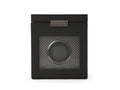 Rotor de relojes WOLF Axis, 1 Reloj, Negro, Piel Vegana, 469203