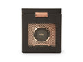 Rotor de relojes WOLF Axis, 1 Reloj, Negro, Piel Vegana, 469216